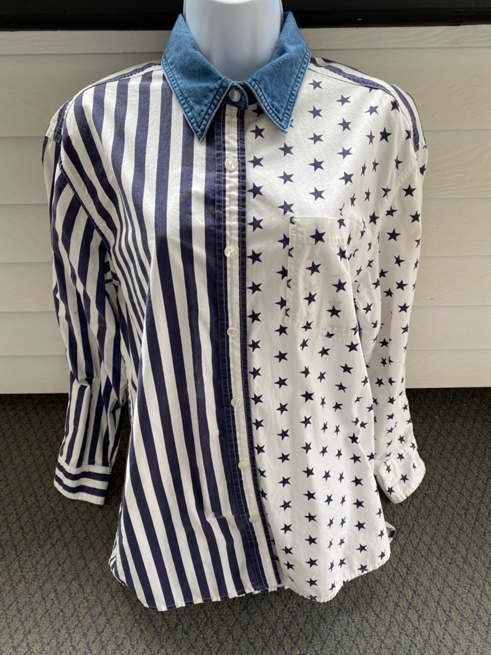 Bill Blass Shirt Top Size M Vintage